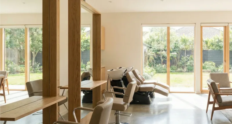 Beauty salon interior